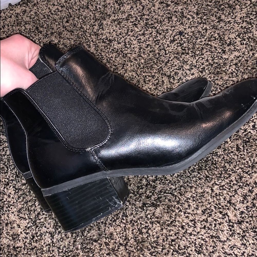Black Leather Boots